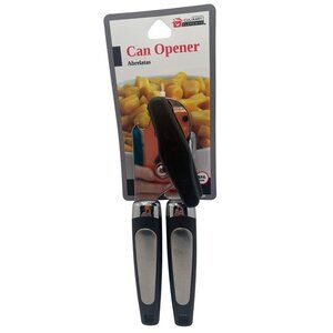 Culinary Elements Can Opener Stainless Steel & Black Handles Made In China